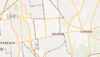 Selden, New York map
