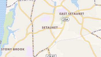 Setauket, New York map