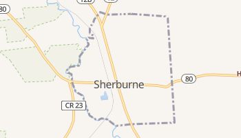 Sherburne, New York map
