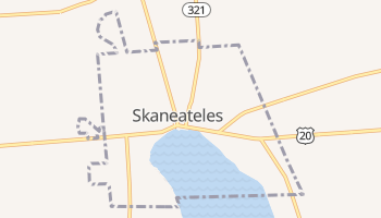 Skaneateles, New York map