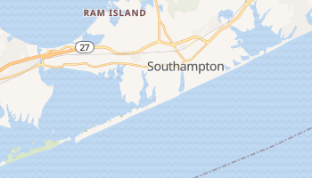 Southampton, New York map