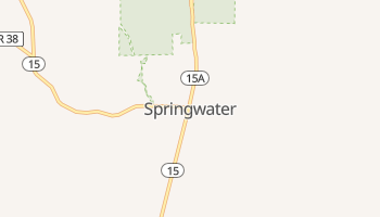 Springwater, New York map