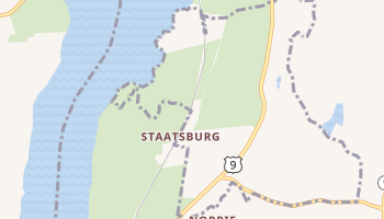 Staatsburg, New York map