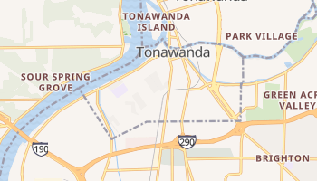 Tonawanda, New York map