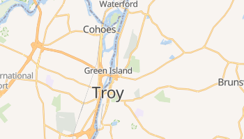 Troy, New York map