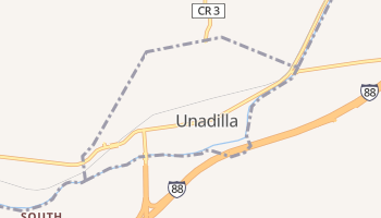 Unadilla, New York map