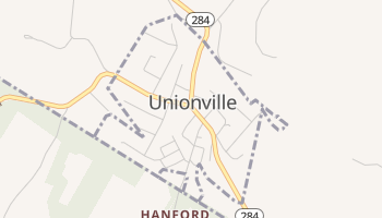 Unionville, New York map