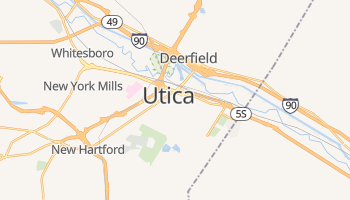 Utica, New York map