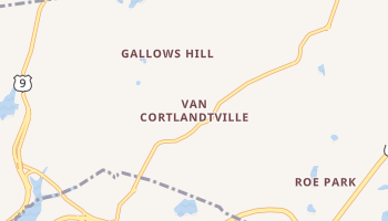 Van Cortlandtville, New York map