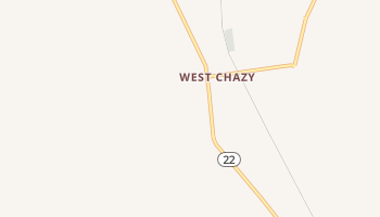 West Chazy, New York map