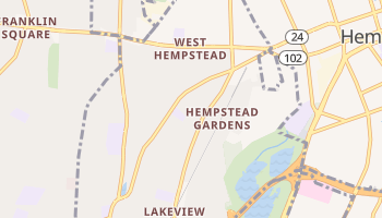 West Hempstead, New York map