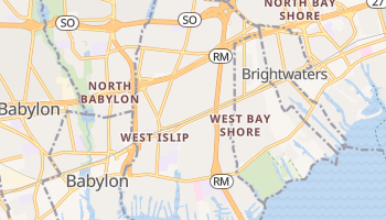 West Islip, New York map
