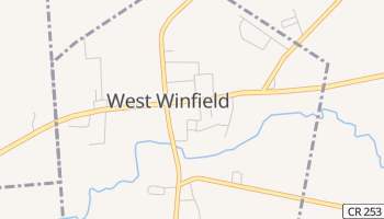 West Winfield, New York map