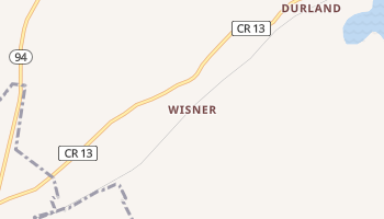 Wisner, New York map