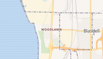 Woodlawn, New York map
