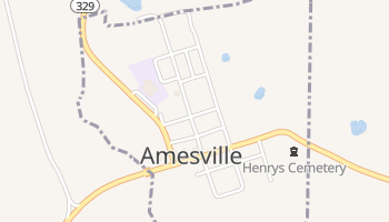 Amesville, Ohio map