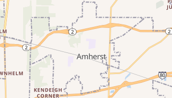 Amherst, Ohio map