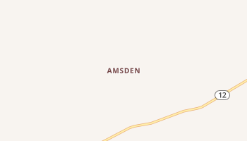 Amsden, Ohio map