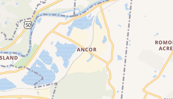 Ancor, Ohio map