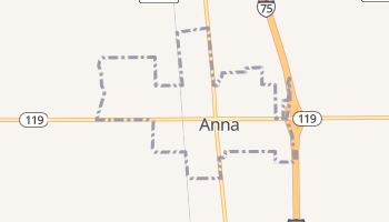 Anna, Ohio map