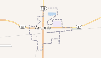 Ansonia, Ohio map