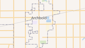 Archbold, Ohio map
