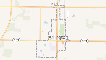 Arlington, Ohio map