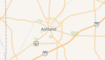 Ashland, Ohio map