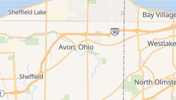 Avon, Ohio map