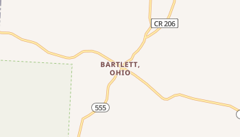 Bartlett, Ohio map