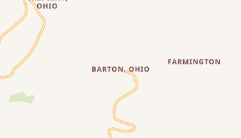 Barton, Ohio map