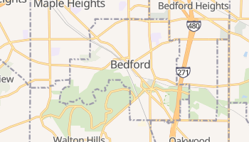 Bedford, Ohio map