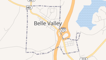 Belle Valley, Ohio map
