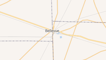 Bellevue, Ohio map