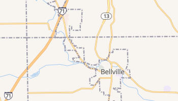 Bellville, Ohio map