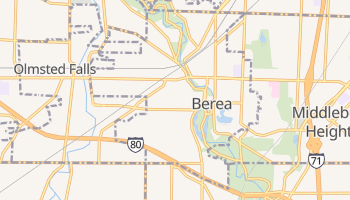 Berea, Ohio map