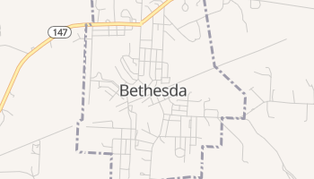 Bethesda, Ohio map