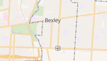 Bexley, Ohio map