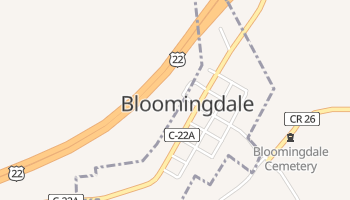 Bloomingdale, Ohio map