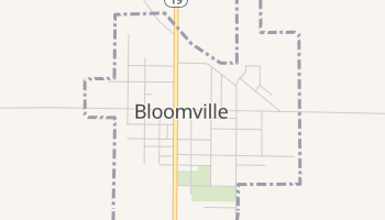Bloomville, Ohio map