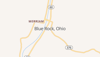 Blue Rock, Ohio map