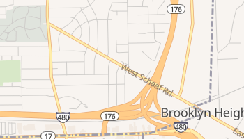 Brooklyn Heights, Ohio map