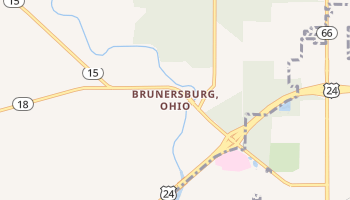 Brunersburg, Ohio map