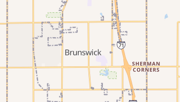 Brunswick, Ohio map