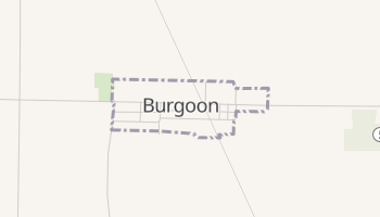 Burgoon, Ohio map