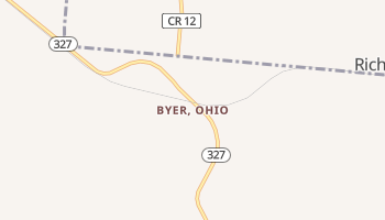 Byer, Ohio map