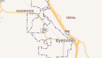 Byesville, Ohio map