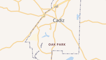 Cadiz, Ohio map