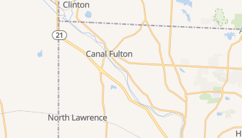 Canal Fulton, Ohio map
