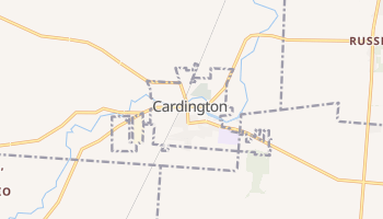 Cardington, Ohio map